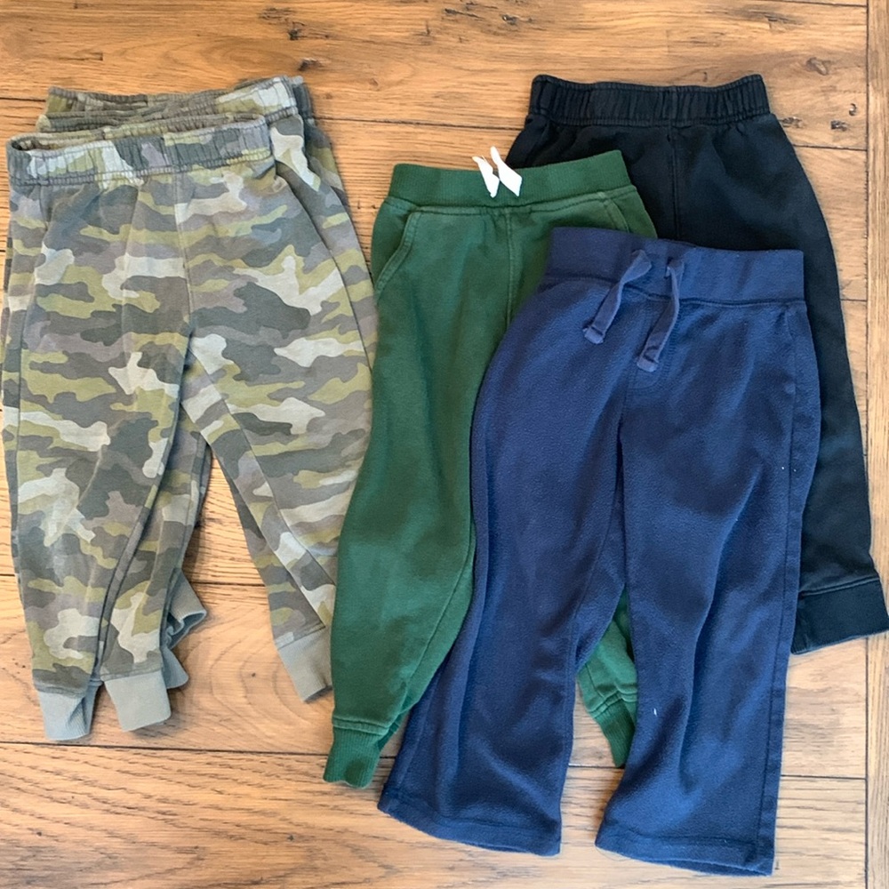 Boys 3T Cat and Jack, Old Navy, and Garanimals Joggers lot of 7.